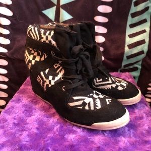Forever 21 wedge sneakers
